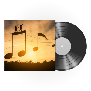 Cleaning set for vinyl records